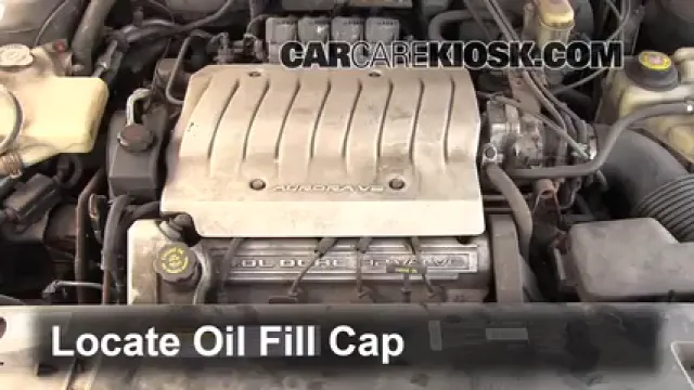 1997 Oldsmobile Aurora 4.0L V8 Aceite Agregar aceite